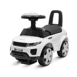 Jucarii pentru miscare Baby Mix Prime SUV Ride-On Toy in White Leather