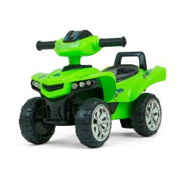 Jucarii pentru miscare Kids Scooter with Sound Quad Bike Milly Mally Monster Green
