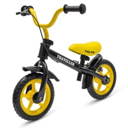 Jucarii pentru miscare Children's balance bike with brake Baby Mix Traveller black