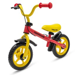 Jucarii pentru miscare Children's balance bike with brake Baby Mix Traveller red