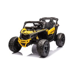 Jucarii pentru miscare Baby Mix Buggy Hornet 12V 4.5Ah Yellow Electric Car