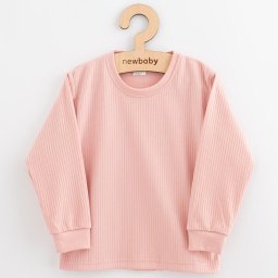 Children cotton T-Shirt Long-Sleeve New Baby Kindergarten powder pink