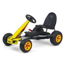 Jucarii pentru miscare Kids Go-kart Milly Mally Viper yellow
