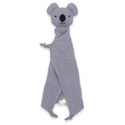 Muslin cuddly toy New Baby Koala grey