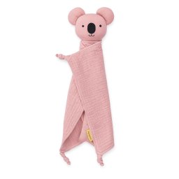 Muslin cuddly toy New Baby Koala pink