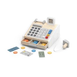 Children's wooden cash register with accessories Viga