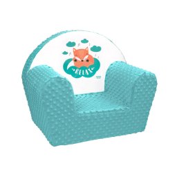 Scaun de masa New Baby Fox mint baby chair made of minky