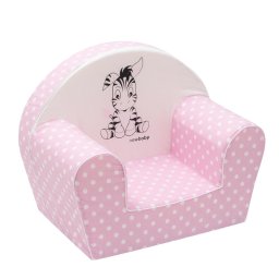 Scaun de masa Baby chair New Baby Zebra light pink