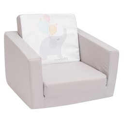 Scaun de masa Children's folding chair New Baby Elephant grey
