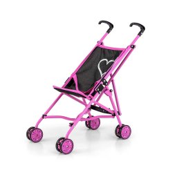 Milly Mally Julia Prestige Black Baby Golf Stroller for Dolls