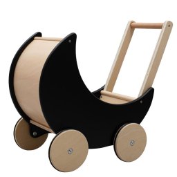 Wooden stroller, walker for kids 2in1 Ecotoys pink