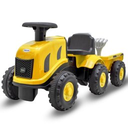 Jucarii pentru miscare Children's tractor with trailer Benny Baby Mix Benny yellow