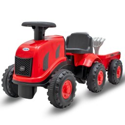 Jucarii pentru miscare Children's tractor with trailer Benny Baby Mix Benny red