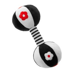 Children's sensory contrast toy with rattle Akuku Chinka