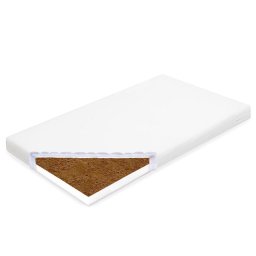 Children's mattress New Baby STANDARD 120x60x7 cm coconut-foam white