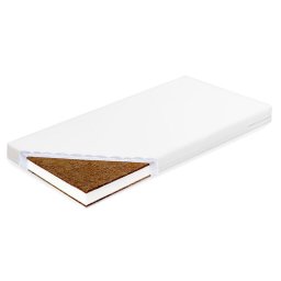 Children's mattress New Baby STANDARD 120x60x8 cm coconut-foam-coconut white