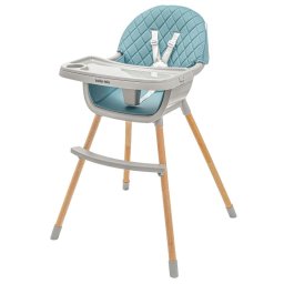 Scaun de masa Dining chair Baby Mix Freja wooden dusty green