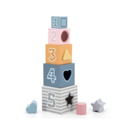 Wooden pyramid with digits Viga