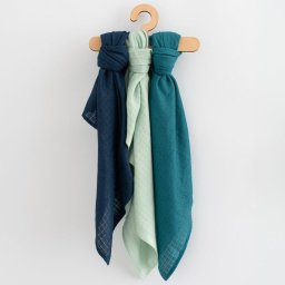 Cotton colored diapers New Baby 70x80 cm 3 pcs BOYS