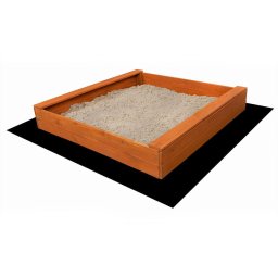 Children's wooden sandpit with benches Baby Mix 120x120 cm