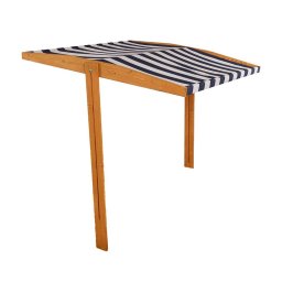 Canopy for children's wooden sandbox Baby Mix 120x120 cm blue and white