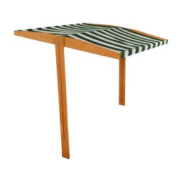 Canopy for children's wooden sandbox Baby Mix 120x120 cm green and white