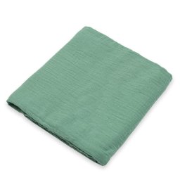 Muslin blanket New Baby green