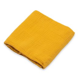 Muslin blanket New Baby mustard
