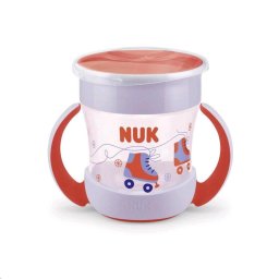 NUK Mini Magic 360° baby cup with lid red