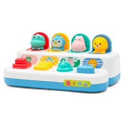 Interactive Toy - Pop-Up Windows with Animals Peekaboo Baby Mix