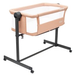Patut Rose Baby Mix bedside crib salmon