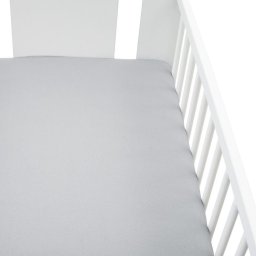 Jersey crib sheet New Baby 120x60 grey