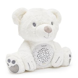 Plush polar bear with projector