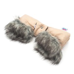New Baby 2in1 stroller sleeve with latte fur