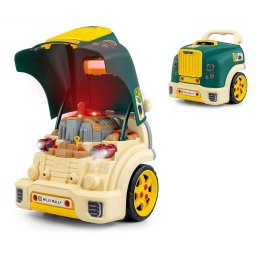 Realistic model of the front of the car with an opening hood Milly Mally N-GINE green
