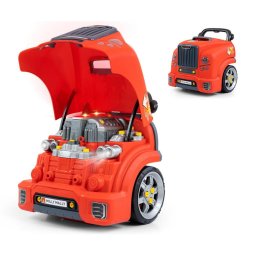 Realistic model of the front of the car with an opening hood Milly Mally N-GINE red