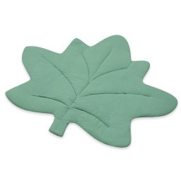 Muslin Play Mat for Babies New Baby Maple Leaf mint