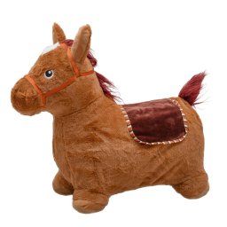 Plush bouncy horse with sound Baby Mix Brown