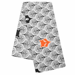Flannel diaper with New Baby animals in the forest