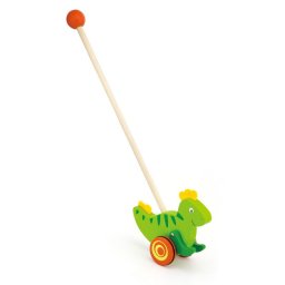 Wooden riding toy Viga dinosaur