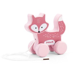 Wooden pull toy on a string Viga Fox