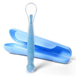 Spoon with suction cup Baby Ono blue