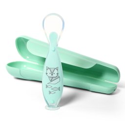 Spoon with suction cup Baby Ono green