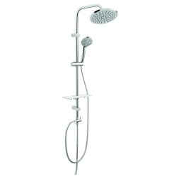SHOWER SETS WITH RAINFALL Set bară duș fix cu pară duș mobilă crom NP23