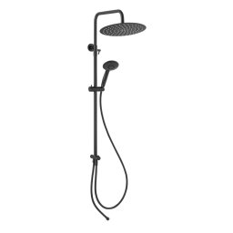 SHOWER SETS WITH RAINFALL Set de duș dual negru NP47-BL