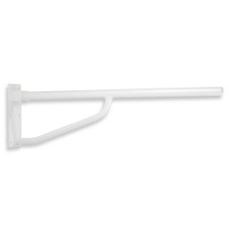METALIA Mâner de susținere dublu, rabatabil, 800 mm alb R66800,11