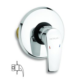 METALIA 57 Baterie încastrată duș crom 57050,0