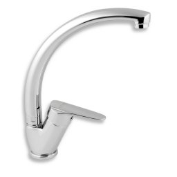 TITANIA IRIS NEW Baterie stativă lavoar cu pipă lebădă crom 94414,0