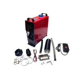 Aeroterma pe motorina 8kW, rezervor 5L, sirocou 220V/12V/24V, cu evacuare, telecomanda, afisaj digital, Campion CMP1455