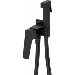 Set dus igienic incastrat Deante Blur, negru mat